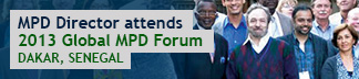  MPD Director attends 2013 Global MPD Forum, Dakar, Senegal