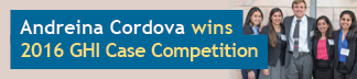 Andreina Cordova Wins 2016 GHI Case Competition