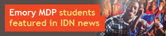 Emory MDP students featured in IDN news