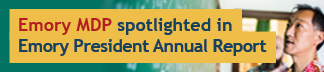 Emory MDP spotlighted in the EMORY LEADS annual report