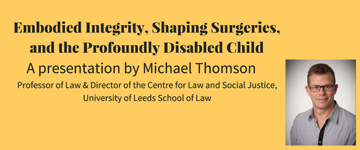 Embodied Integrity, Shaping Surgeries, and the Profoundly Disabled